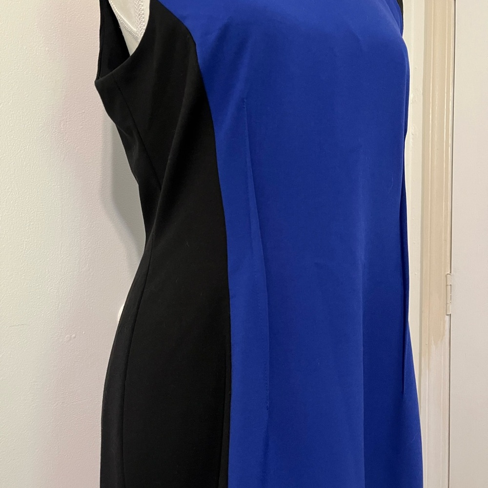Calvin Klein Midi Dress size 10 Like New Royal Blue - Picture 8 of 14